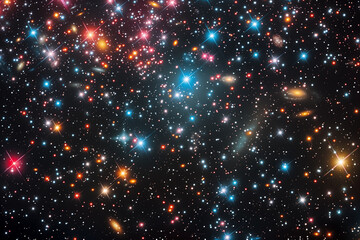 many stars in space