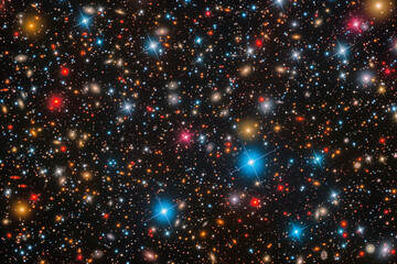 Obraz na płótnie Canvas many stars in space