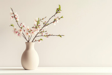 White Vase Filled With Flowers on Top of a Table