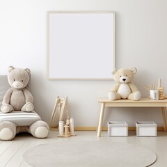 Blank Frame in a Kids Playroom