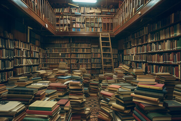 Obraz premium large library