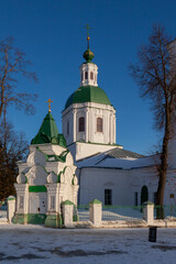 Fototapeta premium Church of the Holy Trinity in the city of Zaraysk, Moscow region, Russia