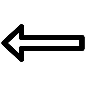 recommend clip art: left arrow vector outline icon