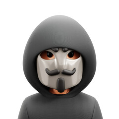 3D Hacker Icon