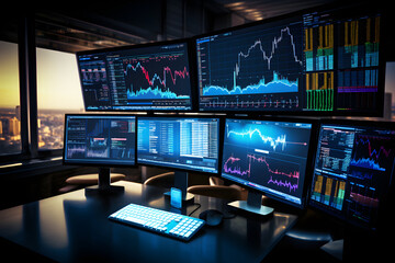 The pulse of the Foreign Exchange Market: real-time analytics and decision-making in Forex trading - obrazy, fototapety, plakaty