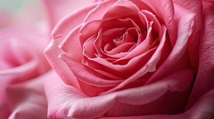 Extreme Close-up Pink Rose Background