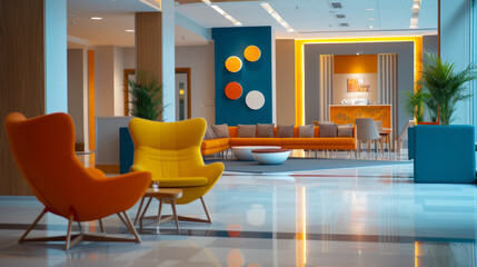 Modern Hotel Lobby Interior Design for Hospitality and Architecture Publications