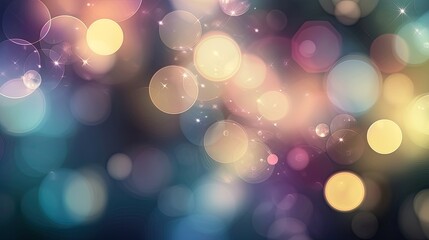 Obraz premium Abstract Bokeh Background with vignette effect