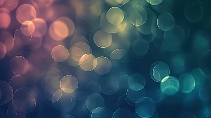 Foto op Aluminium Abstract Bokeh Background with vignette effect © Blinix Solutions