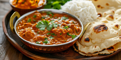 Authentic Indian Cuisine Dish for Restaurant Menus and Culinary Guides
