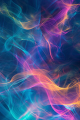 Colorful Abstract Energy Flow for Vibrant Backgrounds or Creative Design Layouts