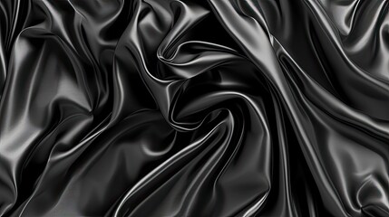 Obraz premium black and white Silk texture