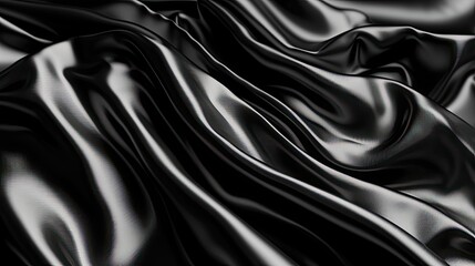 Fototapeta premium black and white Silk texture
