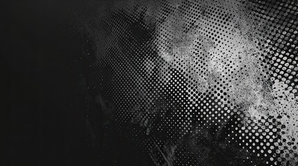 Distressed pin dots texture black and white