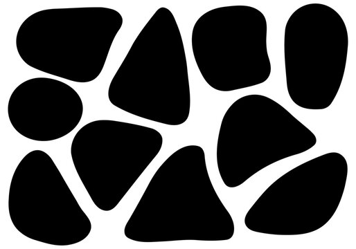 Fondo de mancha negra de leopardo en fondo blanco.