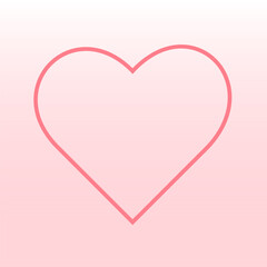 heart illustrations, Love symbol icon set, love symbol vector.