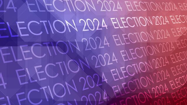 Election text with abstract background for 2024 presidential election creative and political design for inspiration in election campaign