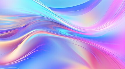 Abstract Holographic Rainbow Color Background