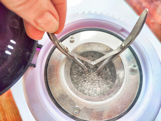 A tool for high-temperature sterilization and cleaning of metal manicure tools. Sterilization of...