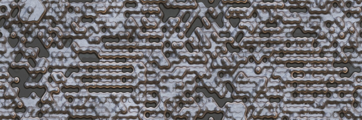 Metal erosion- abstract background. Clipart image overlays