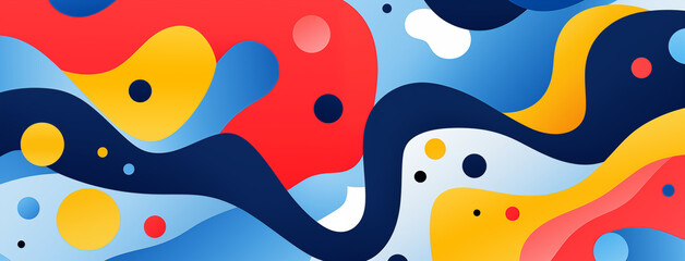 Fototapeta premium Abstract Flow of Vivid Hues