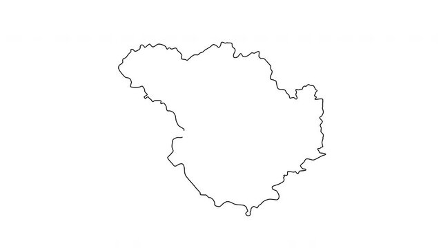 animated sketch of Leeds map in english