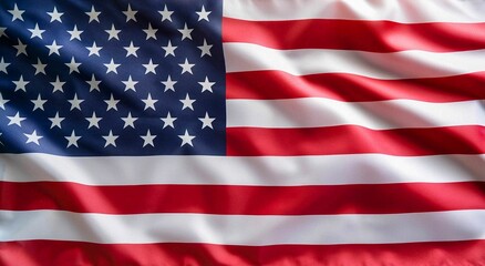 Obraz premium AI generated illustration of the flag of the USA