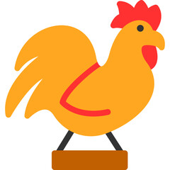 Golden Rooster Icon