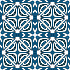 Portuguese tiles inspired seamless pattern