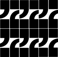 Retro black and white geometric pattern background. Trendy bauhaus pattern backgrounds op-art set. compositions for wall decoration, postcard or brochure cover design in vintage style art. EPS8 vector