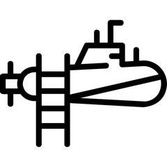 Obraz premium Submarine Icon