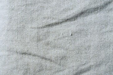 Natural heavy linen texture with wrinkles