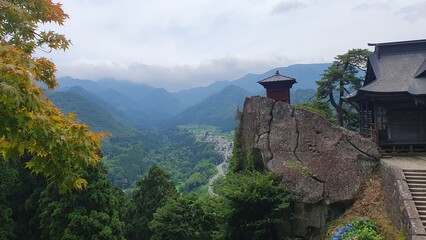 Japanese mountain temple