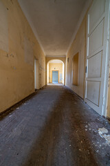 corridor in the old building