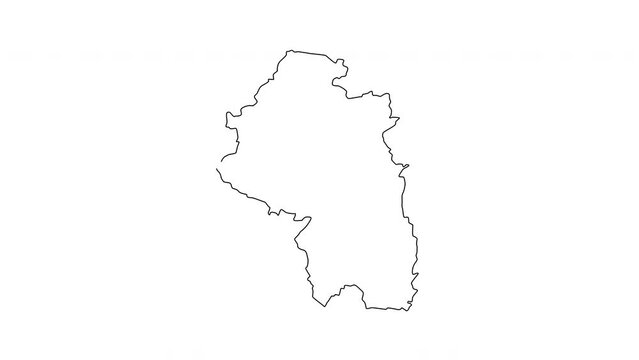 animated sketch of a map of Winchester in england