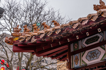 Chinese temple in Chinatown