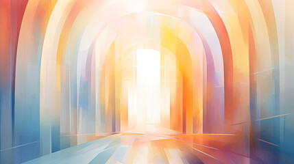 The light and peace of an empty Easter tomb.