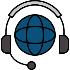 Worldwide Support Icon