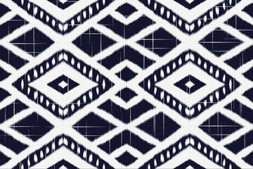 ikat African Indian art, Abstract White. Ethnic beautiful seamless pattern. India Thai pattern. Mexican striped style. Native traditional. Design for background, fabric, clothing Kente.