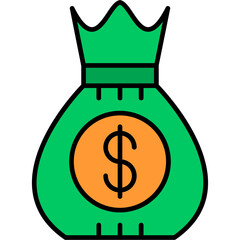 Dollar Sack Icon