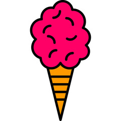Cotton Candy Icon