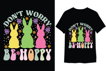 Easter retro t shirt design
