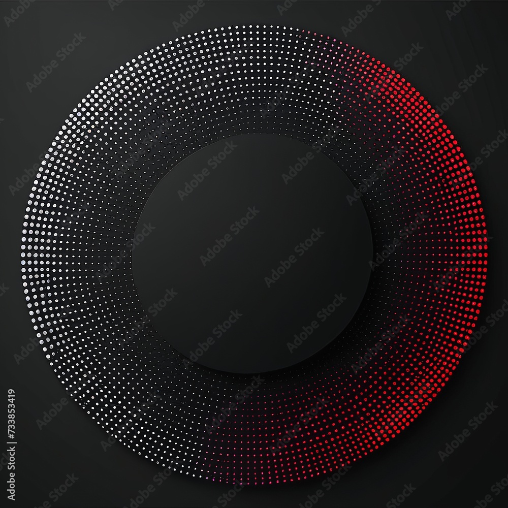 Poster high-quality vector illustration of modern abstract background with halftone dots
