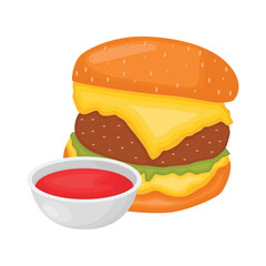 burger illustration