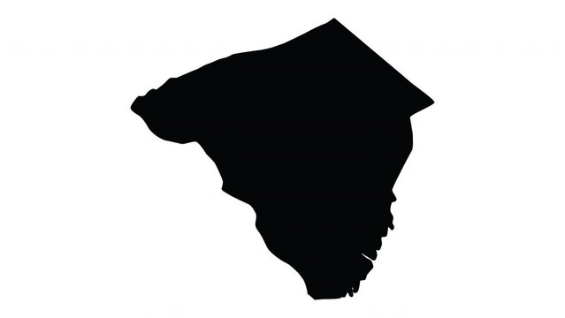 Animated map of Lancaster in England