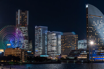 Obraz premium みなとみらいの夜景