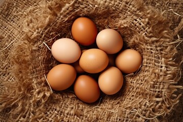 Farm-Fresh Eggs in Cozy Nest
