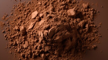 Fototapeta premium workout chocolate protein powder