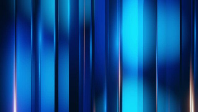 bstract image of vertical neon light stripes in shades of blue, with subtle pink highlights, creating a vibrant and modern rhythmic pattern.