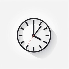 High-Quality Vector Illustration of Clock Logo Design